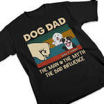 Custom Name Dog Dad Gifts for Men - Personalized Apparel
