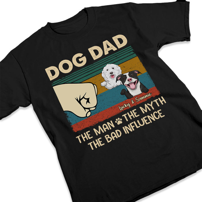 Custom Name Dog Dad Gifts for Men - Personalized Apparel