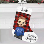 Custom Name Christmas Character Gifts for Kids - Personalized Christmas Stocking