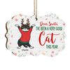 Dear Santa, We've Been Good Cats This Year - Personalized Custom Benelux Shaped Wood Christmas Ornament - Gift For Pet Lovers, Christmas Gift