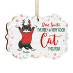 Custom Name Christmas Cat Gifts for Cat Lovers - Personalized Ornament