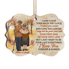 I Wish I Could Turn Back The Clock - Personalized Custom Benelux Shaped Wood Christmas Ornament - Gift For Couple, Husband Wife, Anniversary, Engagement, Wedding, Marriage Gift, Christmas Gift