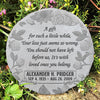 A Gift For Such A Little While - Personalized Memorial Stone, Human Grave Marker - Memorial Gift, Sympathy Gift