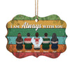 I'm Always With You - Personalized Custom Benelux Shaped Wood Christmas Ornament - Memorial Gift, Sympathy Gift, Christmas Gift