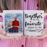 Custom Name Romantic Couple Gifts - Personalized Mugs