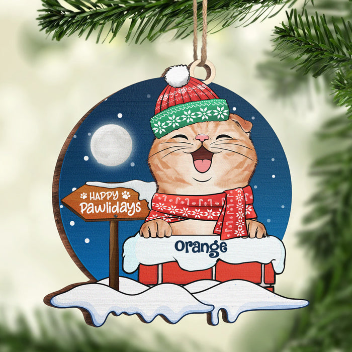 Custom Name Christmas Dog Gifts for Dog Lovers - Personalized Ornament