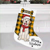 Meowy Woofmas To Our Parents - Personalized Custom Christmas Stocking - Gift For Pet Lovers, Christmas Gift
