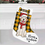 Custom Name Christmas Pet Gifts for Cat and Dog Lovers - Personalized Christmas Stocking