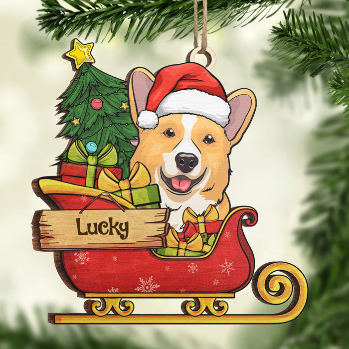 Custom Name Christmas Cat Gifts - Personalized Ornament