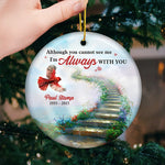Custom Memorial Cardinal Christmas Gifts - Personalized Ornament