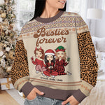 Custom Name Christmas Bestie Gifts for Women - Personalized Sweatshirt