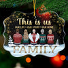 The Greatest Christmas Gift Ever Is Family - Personalized Custom Benelux Shaped Acrylic Christmas Ornament - Gift For Family, Christmas Gift