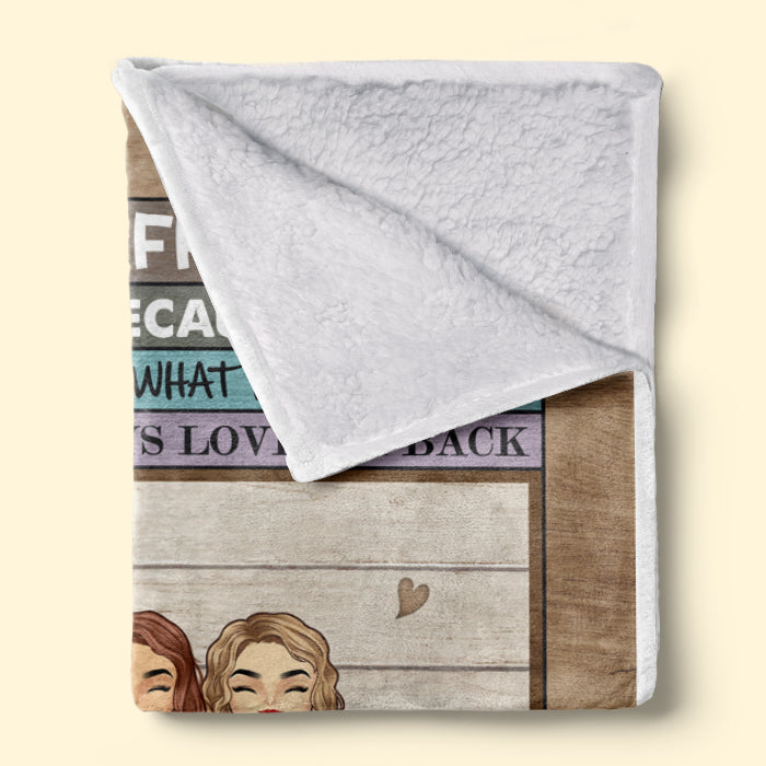 Custom Name Best Friend Gifts for Women - Personalized Blanket