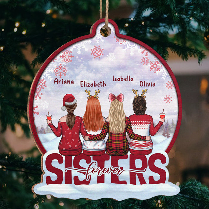 Custom Name Christmas Gifts for Sisters - Personalized Ornament
