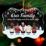Custom Name Christmas Family Keepsake Gifts - Personalized Ornament