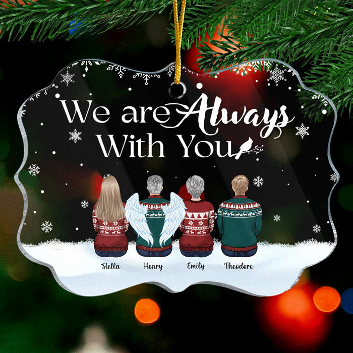 Custom Name Memorial Christmas Gifts for Families - Personalized Ornament