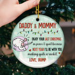 Funny Pregnancy Christmas Gifts for Expecting Parents - Ornament