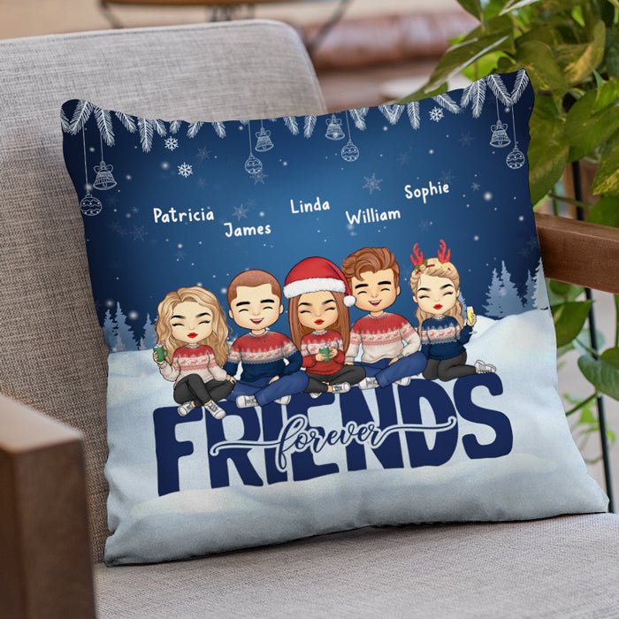 Custom Name Christmas Gifts for Sisters - Personalized Pillow