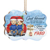 That Led Me Straight To You - Personalized Custom Benelux Shaped Wood Christmas Ornament - Gift For Couple, Husband Wife, Anniversary, Engagement, Wedding, Marriage Gift, Christmas Gift