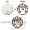Family Is The Best Part Of Christmas - Personalized Custom Round Shaped 2 Layered Wood Christmas Ornament - Gift For Family Member, Christmas Gift