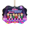 Besties, Another Year Of Bonding Over Alcohol - Personalized Custom Benelux Shaped Wood Christmas Ornament - Gift For Bestie, Best Friend, Sister, Birthday Gift For Bestie And Friend, Christmas Gift