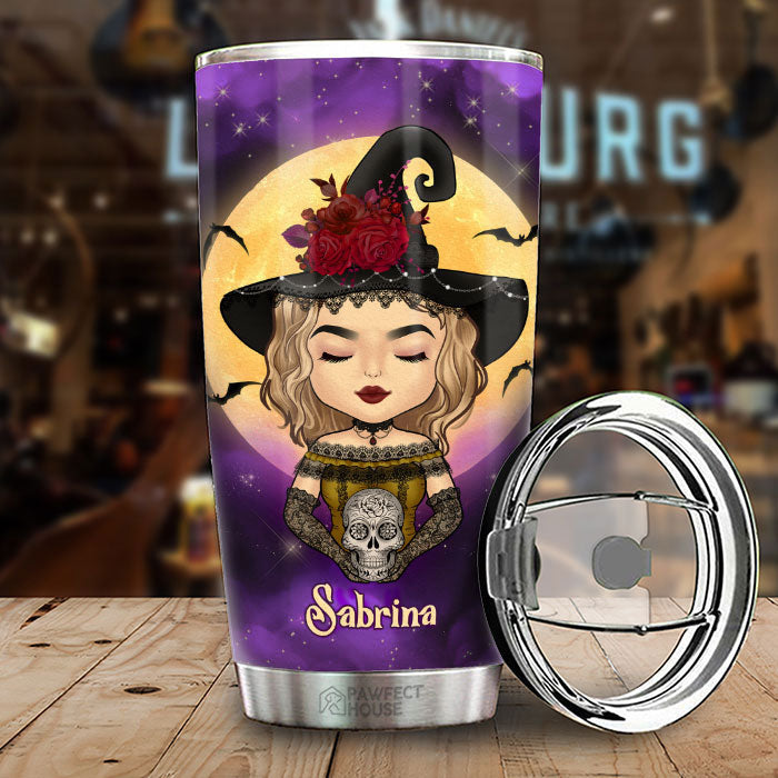 Buckle Up Buttercup You Just Flipped My Witch Switch - Personalized Tumbler - Gift For Yourself, Halloween Gift