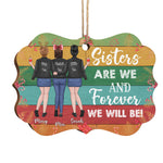 Custom Name Sister Christmas Gifts - Personalized Ornament