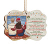 I Didn‚t Marry You So I Could Live With You - Personalized Custom Benelux Shaped Wood Christmas Ornament - Gift For Couple, Husband Wife, Anniversary, Engagement, Wedding, Marriage Gift, Christmas Gift