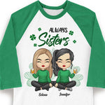 Custom Name Sister Gifts for Women - Personalized Raglan Shirt