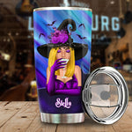 Custom Name Witch Wine Gifts for Women - Personalized Tumbler