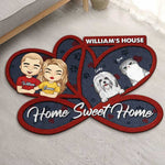 Custom Name Family and Pet Gifts - Personalized Shaped Doormat