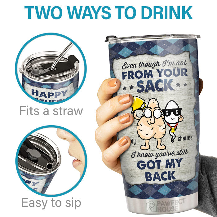 Custom Funny Stepdad Father's Day Gifts - Personalized Tumbler