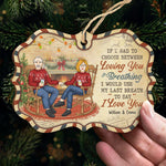 Custom Name Christmas Love Gifts for Couples - Personalized Ornament