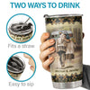 I'm The One Who Needs You Till The End - Personalized Tumbler - To My Wife, Gift For Wife, Anniversary, Engagement, Wedding, Marriage Gift