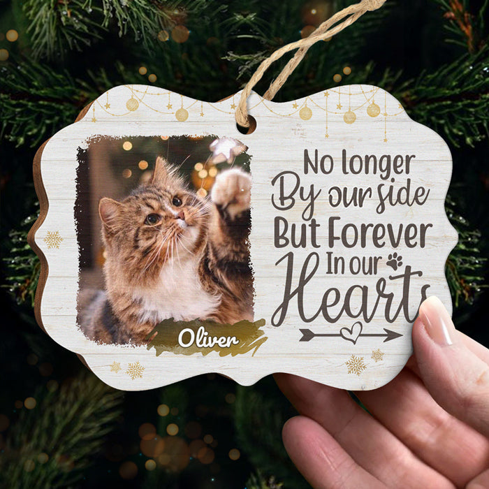 You Will Stay Forever In My Heart - Personalized Custom Benelux Shaped Wood Photo Christmas Ornament - Upload Image, Memorial Gift, Sympathy Gift, Christmas Gift