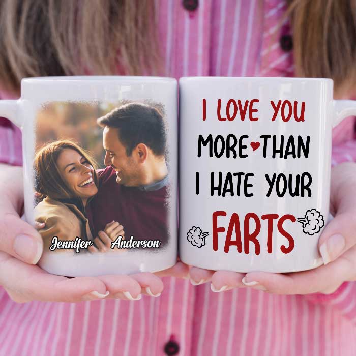 Custom Photo Funny Couple Gifts - Personalized Mugs