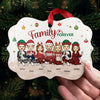 Family Is The Greatest Gift - Family Personalized Custom Ornament - Aluminum Benelux Shaped - Christmas Gift For Family Members
