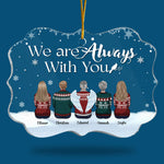 Custom Name Memorial Christmas Gifts for Families - Personalized Ornament