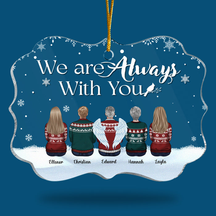 Custom Name Memorial Christmas Gifts for Families - Personalized Ornament