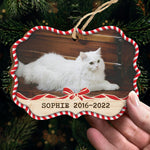 Custom Pet Photo Memorial Gifts for Dog Lovers - Personalized Ornament