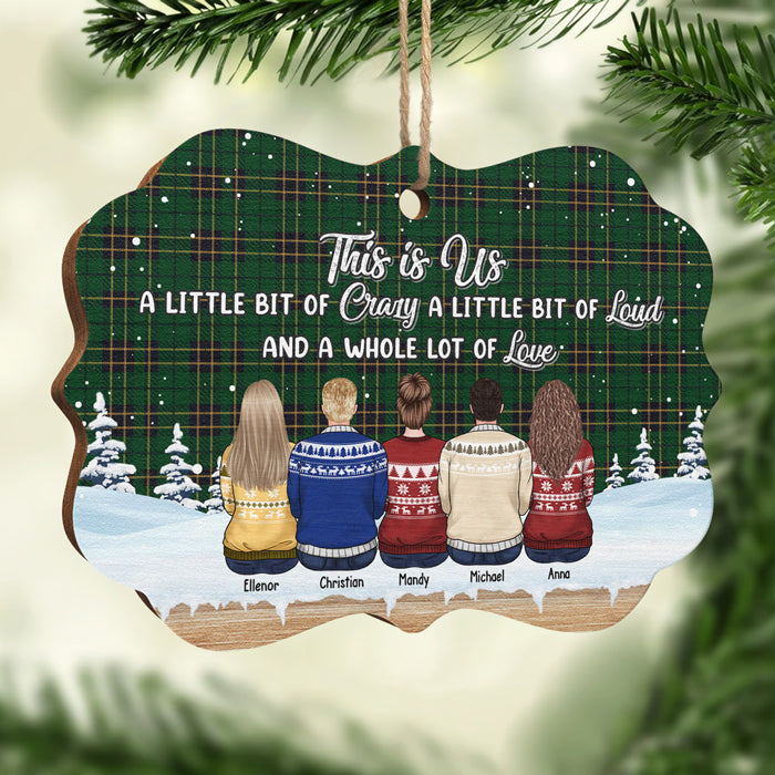 Custom Name Christmas Family Gifts for Parents - Personalized Ornament