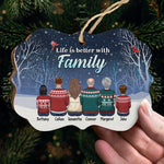 Custom Name Family Christmas Gifts - Personalized Ornament