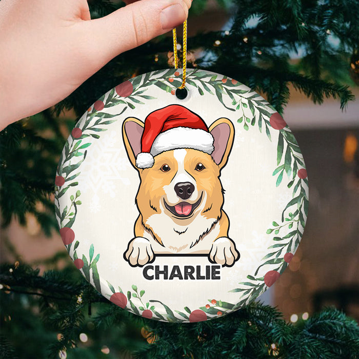 Custom Name Christmas Cat Gifts for Cat Lovers - Personalized Ornament