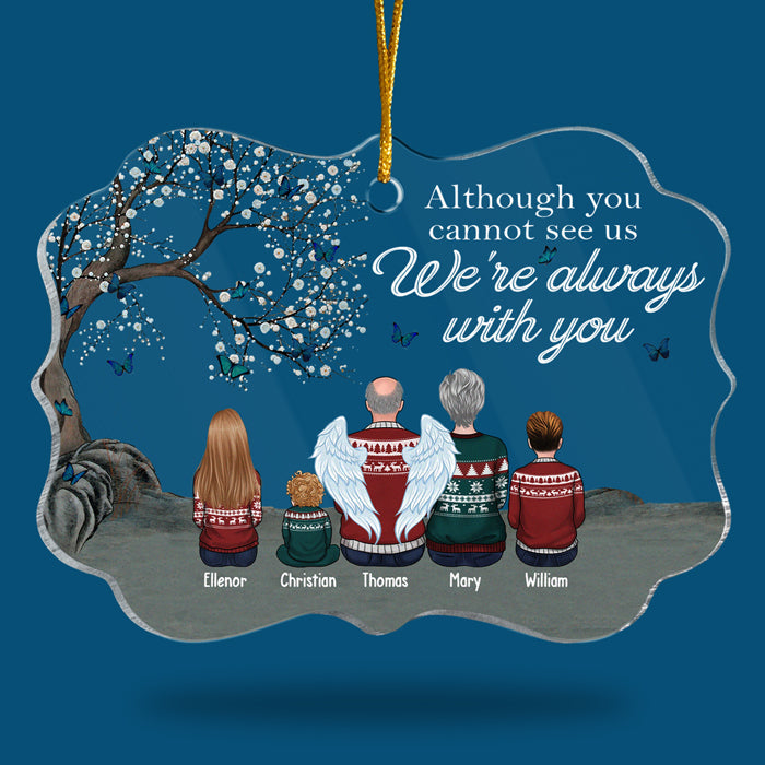 Custom Name Memorial Christmas Gifts for Family - Personalized Ornament