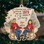Custom Name Funny Anniversary Gifts for Couples - Personalized Ornament