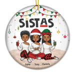Custom Name Christmas Gifts for Sisters - Personalized Ornament