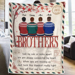 Custom Name Christmas Gifts for Brothers - Personalized Blanket