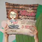 Custom Name Book Lover Gifts for Women - Personalized Pillow