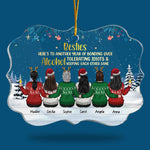 Custom Name Christmas Besties Gifts for Women - Personalized Ornament