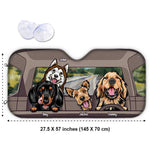 Custom Pet Name Dog Lover Gifts - Personalized Auto Sunshade
